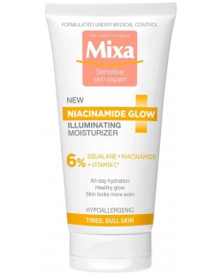 Mixa Niacinamide Glow Хидратиращ крем за лице, 50 ml